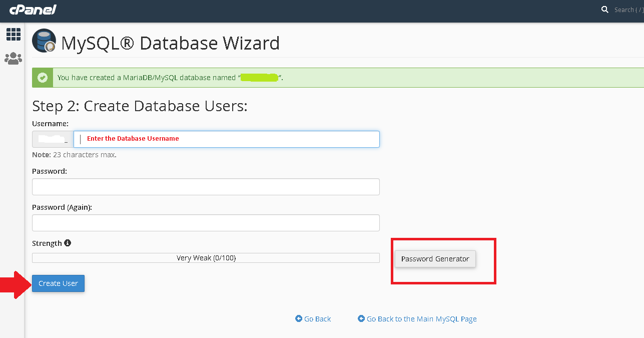HOW TO IMPORT YOUR DATABASE THROUGH THE CPANEL