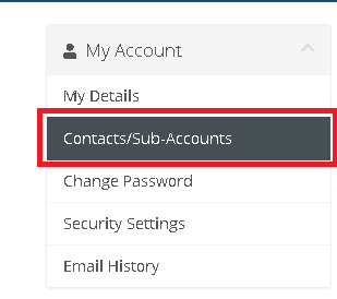 How to create a sub account for your profile through the cPanel